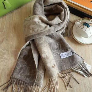 Winter geruite wollen sjaal Designer lange sjaals Dames Kasjmier sjaals Kwasten L Sjaals voor heren Zacht aanvoelende warme omslagdoeken met tags Luxe mutsaccessoires Lowewe sjaal