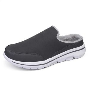 Fladín de invierno Mantenga zapatillas de moda cálida parejas ligeras unisex Zapatos de Hombre Slip-on Designer Shoes Men 240129