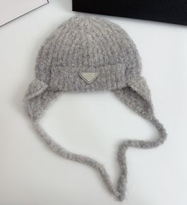 Winter Pluche Warme Gehoorbescherming Ushanka Dames Leuke Kleurrijke Cirkel Garen Gebreide Muts Koreaanse Stijl Alle Bijpassende Wollen Hoeden