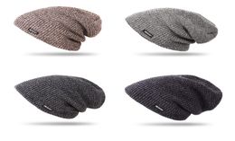 Bonnet en laine multicolore fait à la main pour homme, résistant au froid, populaire, cadeau d'hiver, 4626855