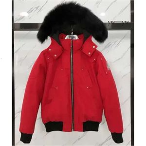 Vêtements d'hiver Puffer Moose Down Cappeggio Jacket Classic Parka Mounds For Mens Womens Veckel épais HEURSBREAKER Designer Hooded 7044