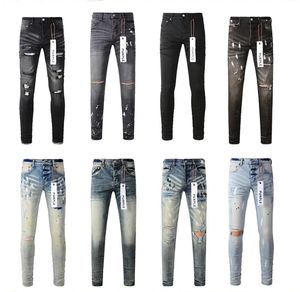 Marque Designer Hommes Denim Pantalons Pantalons De Mode Conception Droite Rétro Streetwear Pantalon De Survêtement Occasionnel Violet Jeans Joggers Pantalon Lavé 1