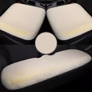 Coussin de siège d'auto à fourrure de lapin d'hiver La solution de confort ultime pour les principaux conducteurs et copilotes pendant les mois d'hiver frais de votre voiture