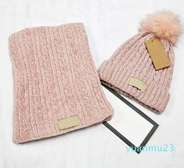 Écharpe d'hiver élégante, mode boule de cheveux, bonnet tricoté chaud, chapeaux d'extérieur pour filles et garçons, enfants, doux et mignon