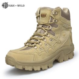 Winterschoenen Mannen Militaire Laarzen Special Force Lederen Waterdichte Desert Combat Army Shoes Mens Tactical Enkle Sneeuw Boot Man LJ201214