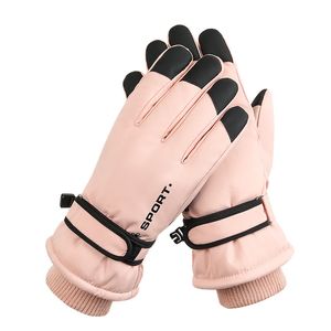 Gants de Ski d'hiver pour femmes, imperméables, antidérapants, en peluche, épais, pour les amateurs d'écran tactile, chauds d'équitation, pour l'extérieur