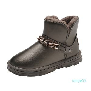 Bottes de neige d'hiver en stock cadeau de Noël de haute qualité Low Gang Sexy Womens Warm Cotton Rembourré Imperméable Pashm Shoe Luxury Fashion Lady WAR