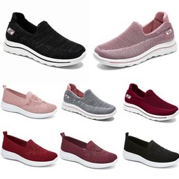 Invierno suave correr 2024 senderismo mujeres zapatos planos casuales zapatillas blancas versátiles grande negro púrpura tamaño 36-4 87