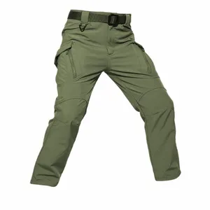 hiver Softshell militaire tactique hommes polaire cargo pantalon imperméable coupe-vent combat camoue travail de l'armée américaine pantalon décontracté 92Ft #