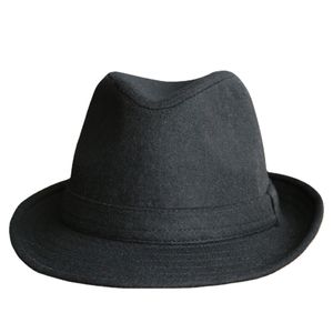 Winter Solid Fedoras for Men Top Jazz Met Volwassen Bowler Hats Classic Version Chapeau Hats