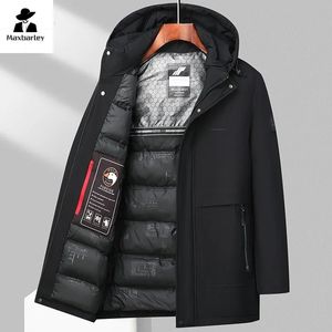 Hiver solide veste chaude hommes épais Parker manteau décontracté coton Pad coupe-vent imperméable laine manteau à capuche en peluche manteau 231229