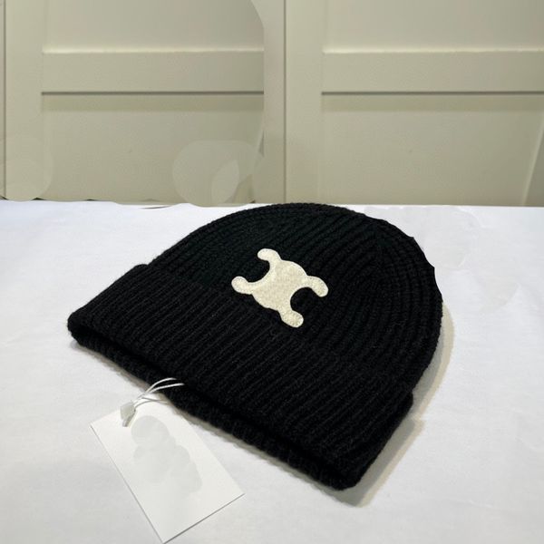 Gorro de invierno liso para mujer, gorros de punto elásticos de ganchillo, gorro para hombre, gorros gruesos y cálidos con calavera