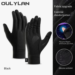 Sports d'hiver gants de Ski chauds pour hommes femmes écran tactile gants intérieurs de Ski cyclisme vélo équitation gant extérieur résistant au froid 240109