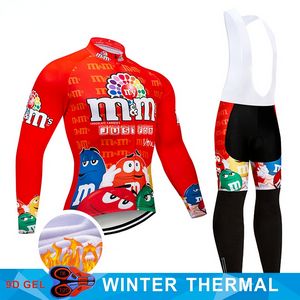Hiver thermique polaire cyclisme vêtements 2021 hommes drôle à manches longues cyclisme Maillot ensemble Ropa Ciclismo vtt vélo Maillot vêtements de vélo