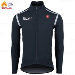 Chaleco de ciclismo de lana térmica de invierno, chaleco de ciclismo sin mangas, chaleco de bicicleta cálido, Tops de bicicleta de carretera MTB, Jersey de ciclismo cálido para hombres 240105