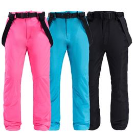 Pantalons de ski chaud épaissis d'hiver Men des femmes Lores Lofproofroproofropropense Snow Snowboard pantalon 231221