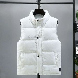 Office épaissis de gilet de la veste à la veste de support masculin sans manche sans couleurs Nouvelles amoureurs légers de grande taille en pierre en pierre