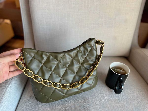 Hiver sac fourre-tout sacs à main Designer sac à main sac à bandoulière luxe femmes bandoulière vert olive grande capacité sac à main Pochette