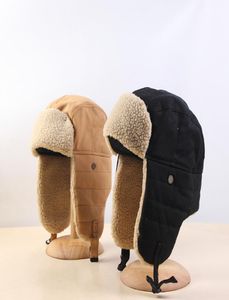 Gorro de aviador Unisex de invierno para hombres y adultos, gorra de aviador con orejeras, resistente al viento, impermeable, cazador, pareja de caza, Hat2242585