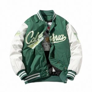 Winter Varsity Jacket Mannen Vrouwen Borduren Brief Hip Hop Baseball Jas Vintage Fi Streetwear Jas Met Capuchon Retro Kleding K0yW #