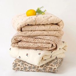 Edredón cálido de invierno para bebé, edredón de algodón, manta acolchada, funda suave para siesta, cama gruesa para bebé recién nacido, ropa de cama envolvente 240127