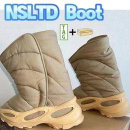 Winter warme laarzen NSLTD Boot mode schoenen heren dames designer sneakers kaki gebreide RNR zwavel heren outdoor casual schoen met doos