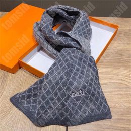 Bufandas de diseño cálido de invierno para mujeres y hombres Marca Moda clásica Bufanda de lujo Bufandas de lana Marca de alta calidad Mantón de pashmina suave 242 m