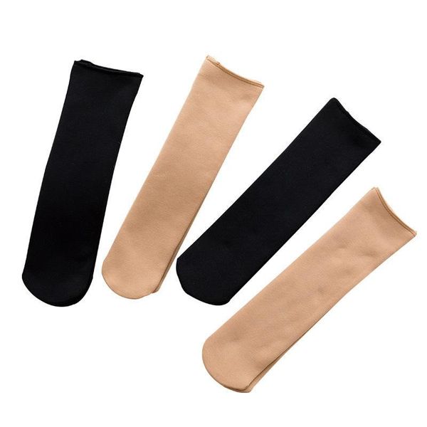 Hiver chaud féminin mâle épaissie laine thermique cachemire chaussettes de neige unisexe sans soudure bottes de velours de sol chaussettes de couchage maison usure