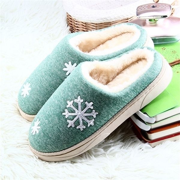 Hiver chaud Ful femmes coton moutons amoureux maison pantoufles intérieur en peluche taille maison chaussures femme en gros Y201026