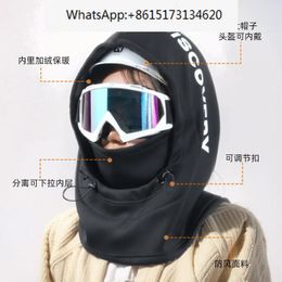 Masque d'équitation froid pour le cou chaud d'hiver pour augmenter la capuche de ski du visage du vent du chapeau de neige en plein air. 240112