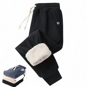 Pantalon chaud d'hiver pour hommes, grande taille 8XL, décontracté, épais, polaire, polaire, taille élastique, survêtement, 2023, I6tt #