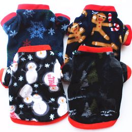 Vestes d'hiver chaudes pour chiens de compagnie pour chiristmas pulls à capuche pour chiens à motif classique manteau chaud pour animaux de compagnie pour petits chiens tenue de chiot