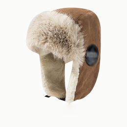 Winter Warm Verdikte Cap Ushanka Bomber Hoeden met Oorklep Trapper Bont Gevoerde Aviator Lei Feng Sneeuw Ski jacht Hoed TX0134