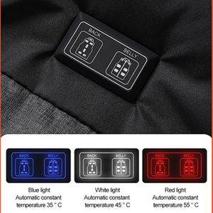 Winter Warm Warm USB Zelfverwarmend Vest 15 gebieden elektrische verwarmde sport thermische jassen fietsen klimmen wandelende buiten winddichte jas