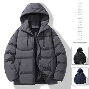 Hiver coupe-vent chaud hommes doudoune épaissir extérieur solide décontracté lâche Parkas vie à capuche coupe-vent rue coton manteau mâle