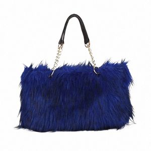 Bolsa de invierno Bag Luxury Faux Fur Shop Teles Bag Metal Chain Bag Bag Bag Bags Lave Tendy 2021 Nuevos bolsos para el hombro Diseño de lana fría A1L3#