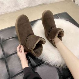 Hiver femmes bottes dames femme marque créateur de mode de luxe plate-forme cheville fourrure bottes chaussures femme bottes de neige pour les femmes
