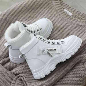 Wenshet – bottes d'hiver en cuir pour femmes, chaussures de marque de styliste de mode, compensées de luxe, plate-forme en fourrure, bottines de neige pour femmes