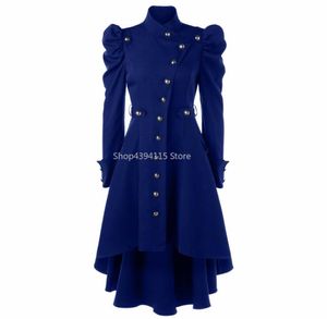 Winter Winter Women Coat Black Redplain Autumn Ladies Manteau Femme Lange Trenchcoat Trench Girls Retro schouderophalend vintage Overcoat8576401