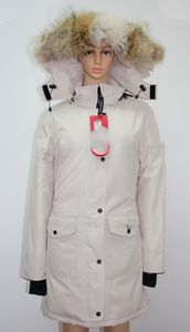 Hiver femmes doudounes CG Trillium Parka véritable raton laveur à capuche col de fourrure manteau bas hommes épais chaud Parkas noir sortie plein air Sport armée vert