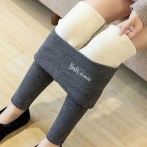 Hiver Women Leggings Fleece Bined Velvet Keep Warm Pantal