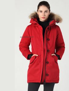 Winter Vrouwen Parka Dik Warm Bont Afneembare Capuchon Donsjack vrouwen Slanke Jas Doudoune dames puffer jas 002