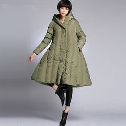 L'ourlet du manteau en duvet pour femme d'hiver est idéal pour les personnes grasses. Doudoune grande taille 10XL noir rouge marine vert army 211216