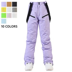 Pantalones de esquí para mujeres de invierno pantalones de snowboard deportivos al aire libre pantalones de snowboard de snowboard invernal de invierno