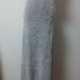 Hiver femmes mince Sable tricot vison cachemire jupe automne chaud longue jupe personnalisé multicolore D1 240104