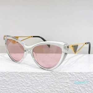 Lunettes de soleil yeux de chat pour femmes d'hiver, monture yeux de chat en acétate de styliste, jambes en métal doré, lunettes de soleil pour femmes