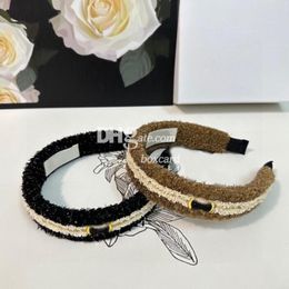 Bougettes en laine d'hiver Hair Hoop Brand Softs Hairbs Simple Head Bands Femmes Hair Bijoux