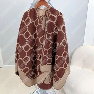 Bufanda de lana de invierno Diseñador de lujo Mantón Clásico Letra completa Pashmina para mujer Marca de moda Bufanda de cachemira Mujeres Abrigos cálidos Bufandas del cabo