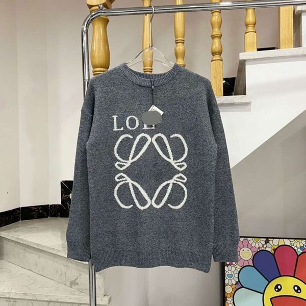 Pull en laine d'hiver sweat-shirt tricoté designer sweat-shirt brodé collier pull manteau jacquard pull hiver chaud sweat à capuche vêtements de luxe pour femmes