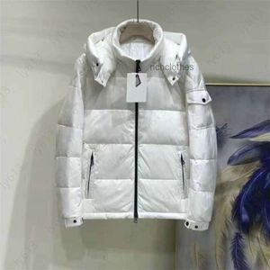 Winterjacke Chaqueta de plumón impermeable de talla grande Chaquetas de diseño Versión alta NFC Cabeza con cremallera con chaqueta acolchada corta e informal Ropa de hombre